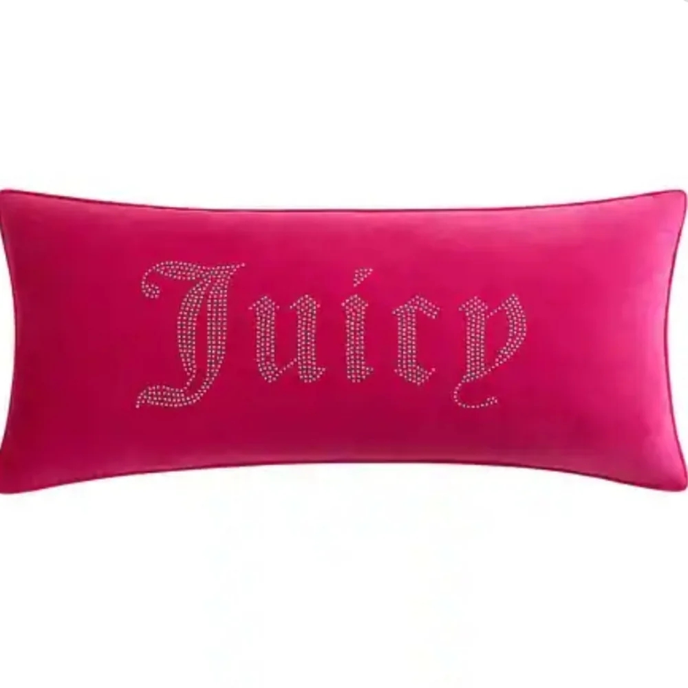 💕HP💕Juicy Couture Pink Decorative Accent Pillow - 16x36